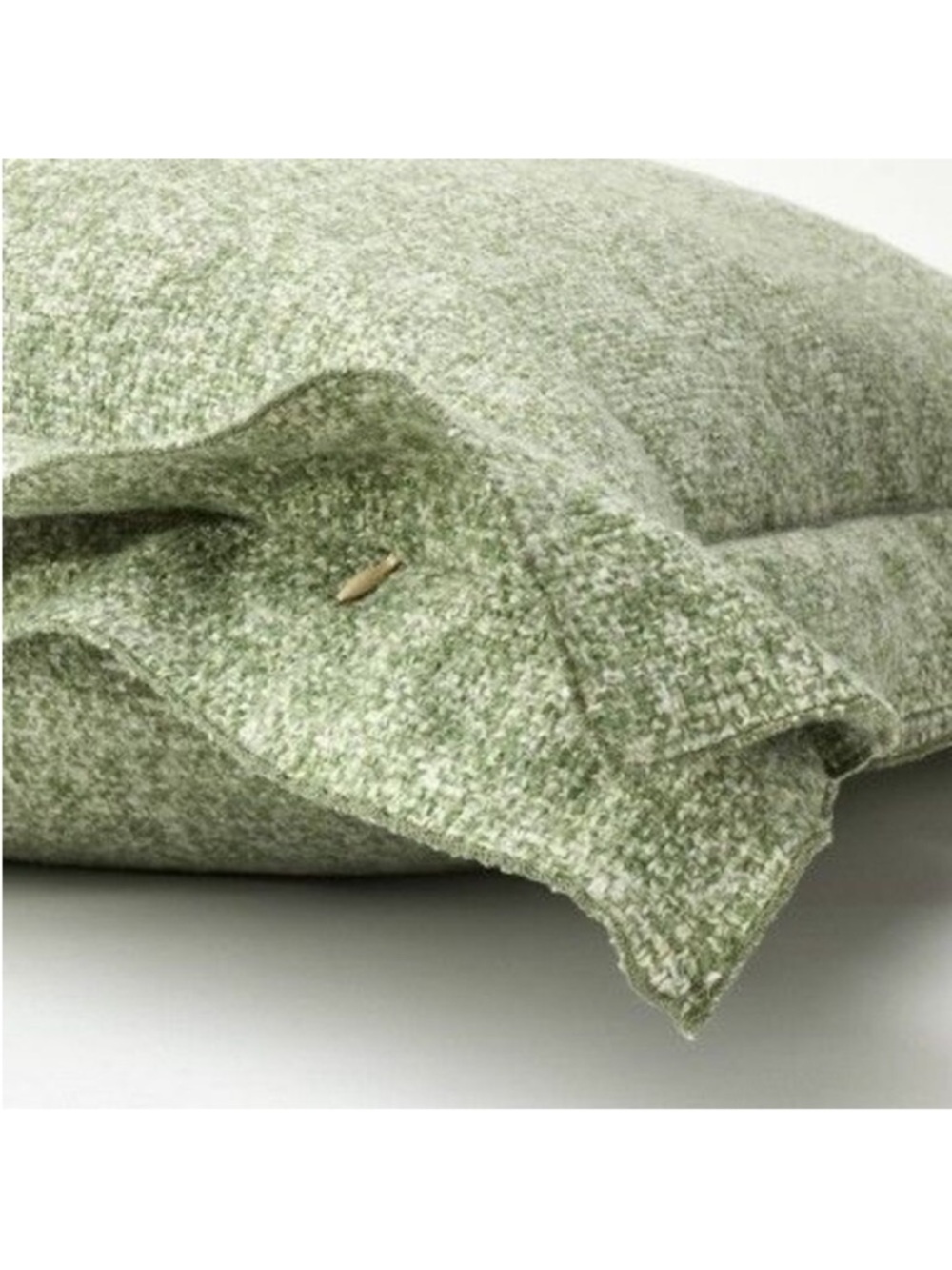 Studio McGee 24” x 24” Light Green Heather Flange Edges